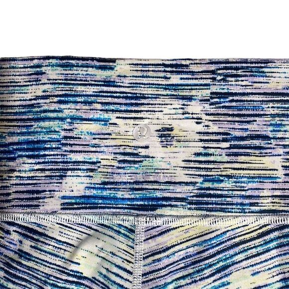 Lululemon leggings high times pant blurry bell multi size 8 - Picture 9 of 9